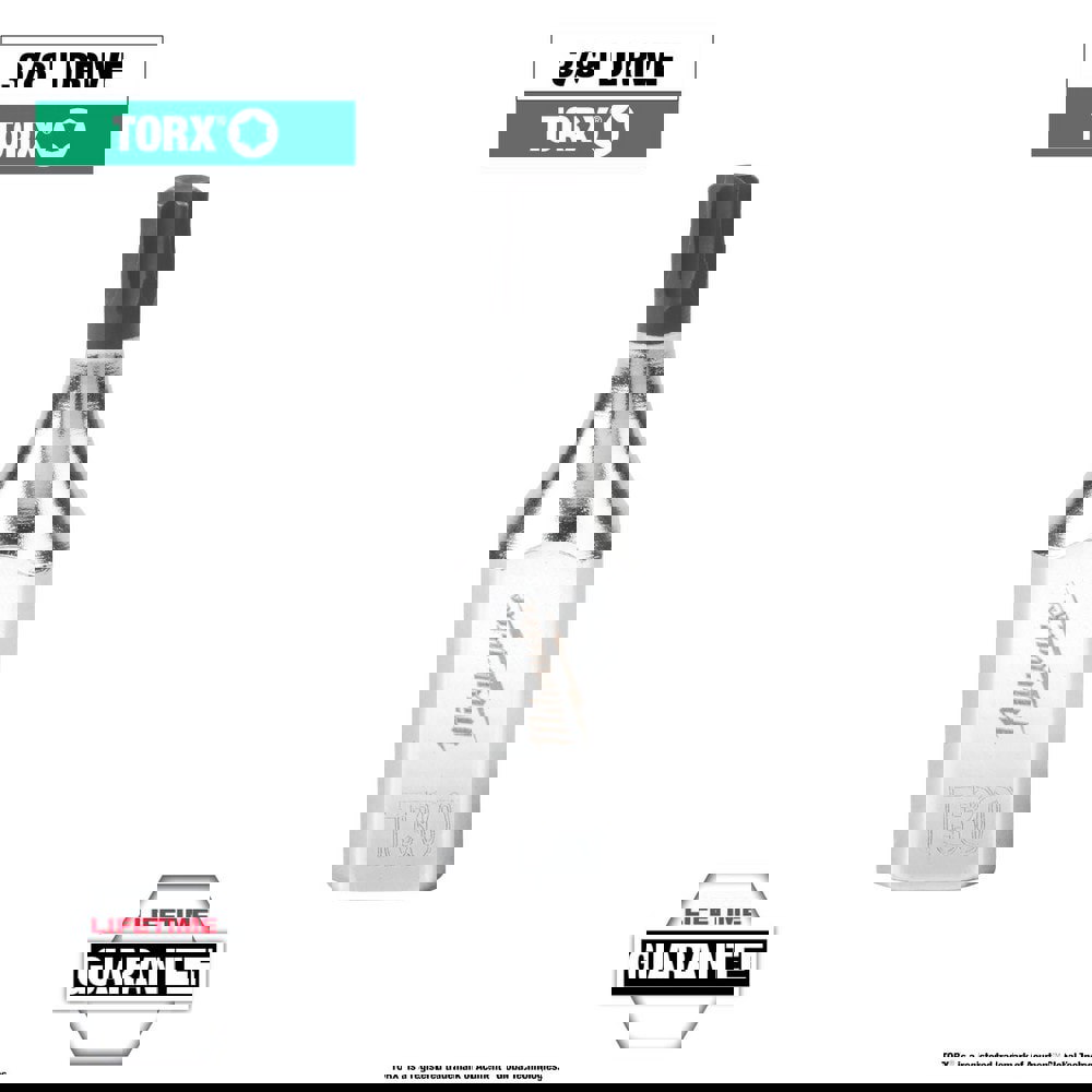Hand Hex & Torx Bit Sockets; Socket Type: Torx Bit ; Drive Size (Fractional Inch): 3/8 ; Torx Size: T30 ; Bit Length (mm): 14.29 ; Bit Length (Inch): 9/16 ; Bit Length (Decimal Inch): 0.5625